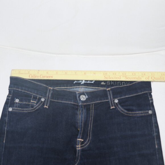 FOR ALL MANKIND 7 “THE SKINNY” SIZE: 27 - Picture 5 of 6
